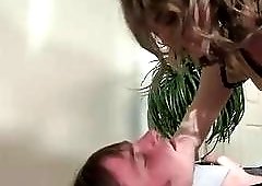 Slim ladyboy shrink and her patient fuck each other bareback