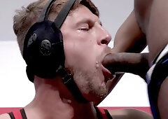 Varsity Grip: Roman Todd with nervous Jayden Jaxx wrestling