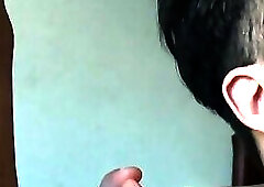 Latino gets facialized