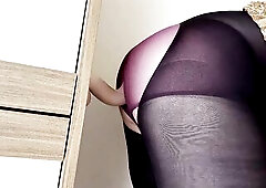 I desire a large knob to permeate me and drive me insane with joy. I was hawt with those garments on? I think a g-string beneath the petticoat would b