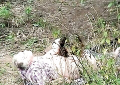 Three-Some sex with old and youthful