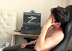 No46 Suspended Alpha Compels Twunk to Fellate Ample Meatpipe – Grubby Gayboy Bj Spunk