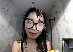 Marica masturbates in sexy lingerie while admiring herself in the mirror