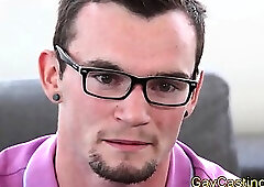 Hipster twink anal audition at gaycastings