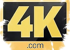 DEBT4k. Unshaved golden-haired is enjoying sex whilst cuckold groom is watching