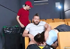 BRAZZERS - Wicked Night At The Clips Leads To Wild 3some With Ramona LaPiedra, Xavier & Jordi