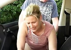 My 1st butt bang in the car Mein erster Arschfick im Auto Wang was provided and ejaculation delivered by: