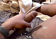 Slowly Stroking Till I Couldn’t Hold It In !