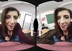 Teacher Sara Jay is looking for a TA and you might have the cock size she wants