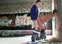 Nasty gay amateurs cum