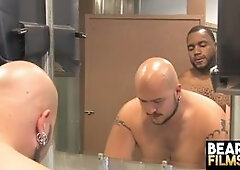 BEARFILMS Tony Banks Big Black Cock Pounds Nate Wolf Tight Ass