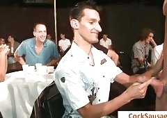 50 horny guys share one penis