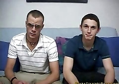 Ardent Gay Giving Head To His Partner