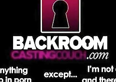 Backroom Casting Bed 21yo Waitress Bella Swallows That Cum