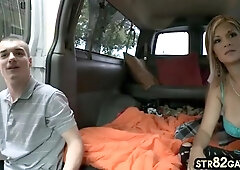 Picked Up N Tricked Stud Fucks Gays Ass In Van After Casting