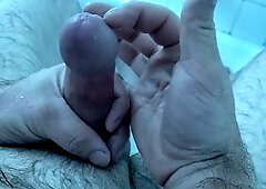 Precum, lick fleshlight, big dick