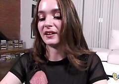 Teasing and oral in intimate POV scene