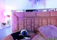 Hot Babe Toys Her TIght Pussy Good