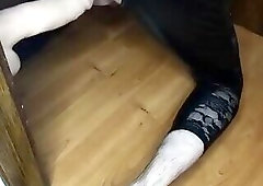 Big dildo in ass. Hot whore