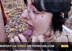 Who doesnt love a dual angle oral pleasure. Vesper does, and that babe gets her charming little face painted afterward.