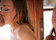 Horny lesbian MILFs Lizz Tayler and Victoria Rae Black a threesome fuck