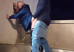 Mia Adler - Picked-up A Lovely Blonde Teen 18+ And She Treated Me With A Quick Blowie And Fuck In The Stairwell