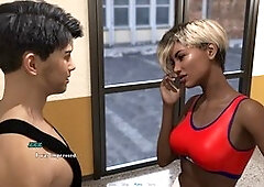 Cheating cartoon black, anime cheating, giantess vore comic