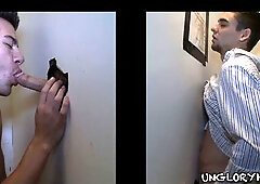 Zakk and Johnny Torque in a gay gloryhole movie