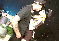 Cheeky cop gets his tool blown by his blonde partner Cindy Behr