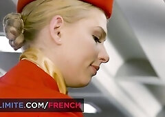 Hawt sex in a intimate plane