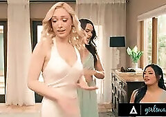 Girlsway - maids of honor Octavia Red, ivy ireland, & karina valentina group fuck bride Lily Labeau