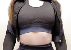 Boob-Flashing Edging JOI Game with Your Coach Isabella