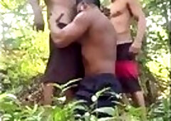 3 guys outdoor