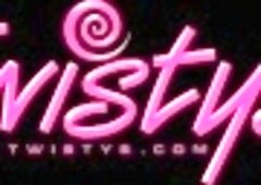 Twistys - Katie Collins starring at Tickling