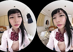 CBIK MV shares Japanese students in VR porn passion