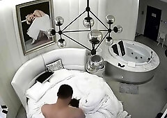 Hidden spy camera captures Japanese couple having wild sex