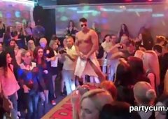 Naughty nymphos get entirely fierce and undressed at hardcore party