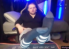 Flashing off my soles, jism on them?