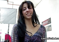 Spic amateur sex toys and blows on camera