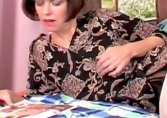 Bored milf fucks her young piano student