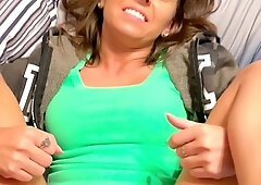 Anal fingered girlfriend amateur fucked in this pov video