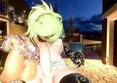 Futanari ally is given some sloppy head - Vrchat