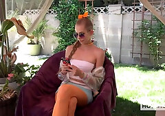 Skinny Whore Kyaa Wants More Of Bryan Gozzling's Nasty Anal!