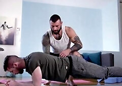 masqulin: Thyle's Secret Yoga Session with His Trainer