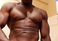 BBC Worship Hallelujah Johnson (stroking Big Black Hairy Cock on the Neurophone ) Tall Dark