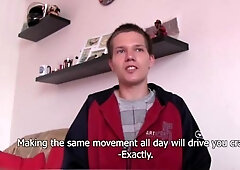 Debt Dandy: Young friend quick butt fuck