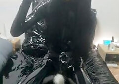 Kigurumi latexsuit play