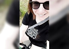 Riding on Ripper (I named it Ripper 'coz of Giles, Goth In Peace!)