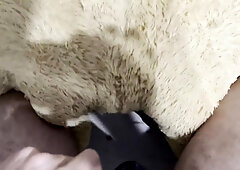 HUGE Plush Grizzly Grizzly Shagging - Jizz on muzzle [POV]