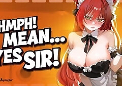 Tomboy Coworker Is Your HAWT Free-Use Maid - Throatfucking ASMR - Audio Manga - Anal Ribald Talk